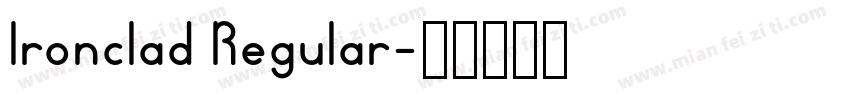 IroncIad Regular字体转换